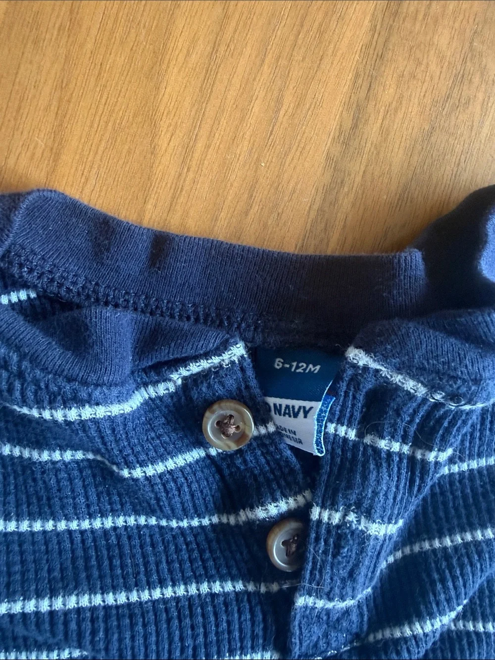 6-12 Month Striped One Piece